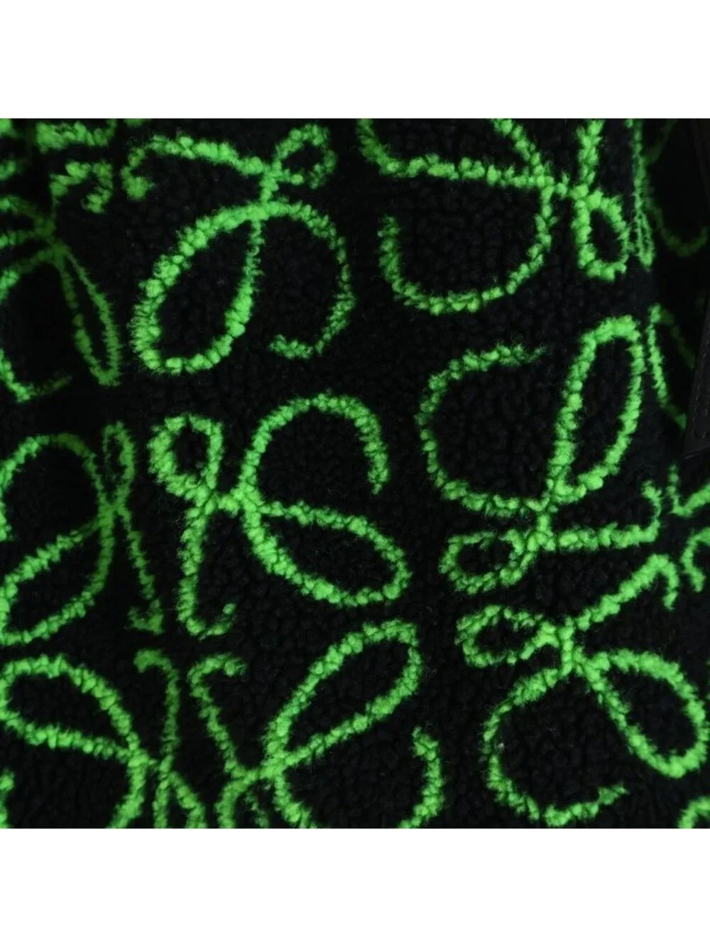 Loewe Jacquard Bermuda Shorts Anagram Black Green